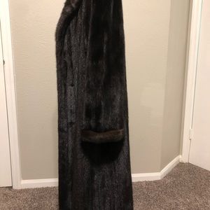 Authentic mink fur coat